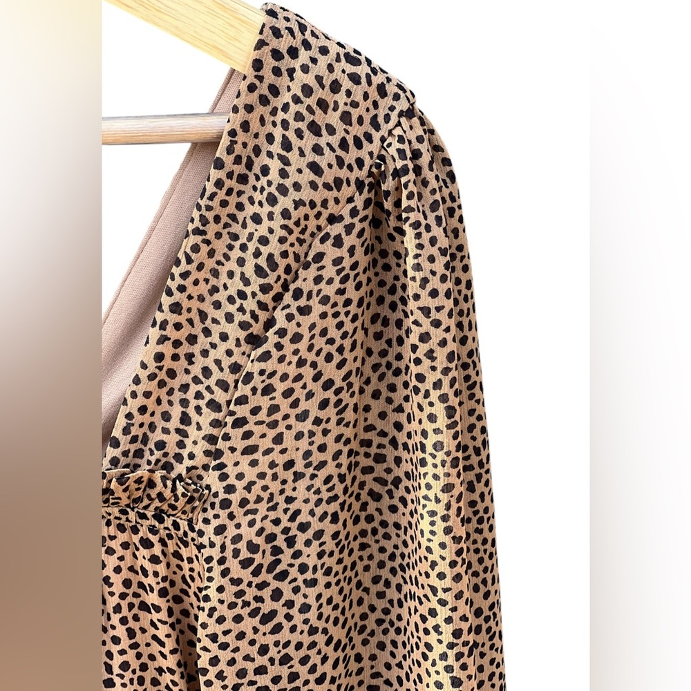 Altar’d State animal print tiered women’s dress - Picture 3 of 9